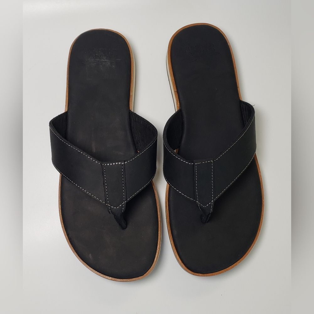 Warfield & Grand Men's Leather Sandals Flip flops Size 9